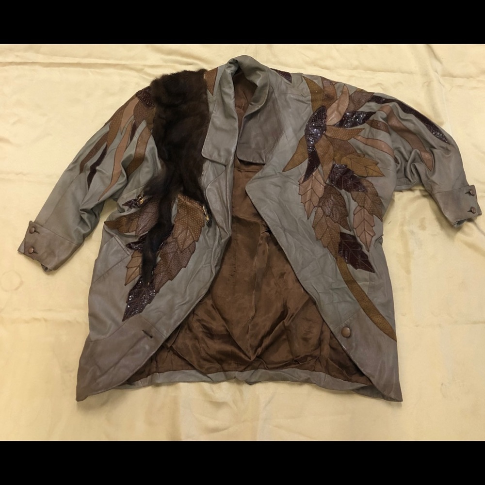 Leather jacket/coat